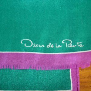 Vintage Oscar de La Renta scarf